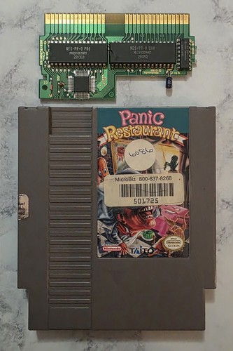 Panic Restaurant (Nintendo NES, 1992) Authentic & Tested Cartridge