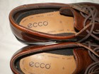 VERY NICE Lot 2 ECCO Black Brown Leather Oxford Shoes Men 46 12 - 12.5 us — photo 9