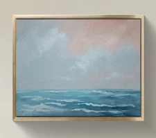 Original Impressionist Painting on 11 in x14 in Canvas - Signed by the Artist