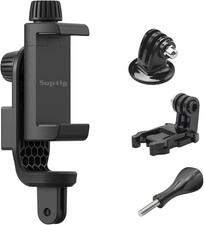Phone Holder for Tripod, Action Camera Tripod Mount Adapter Compatible for iPhon