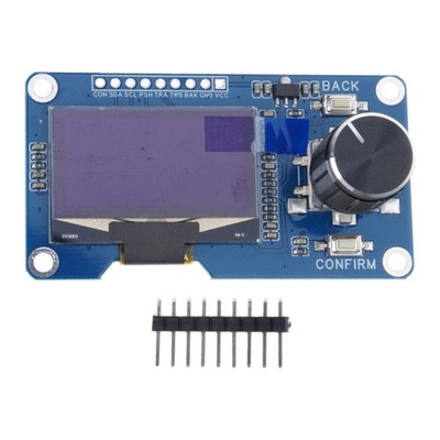 Oleds Display And EC11 Rotarys Encoders Control Module For Electronic Projects