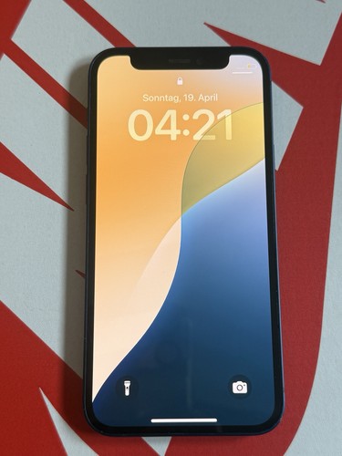 iPhone 12 mini 64GB Blau – gebraucht, Face ID defekt, Akku 84%