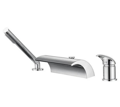 Sumerain Roman Bathtub Faucet & Hand Shower - Chrome