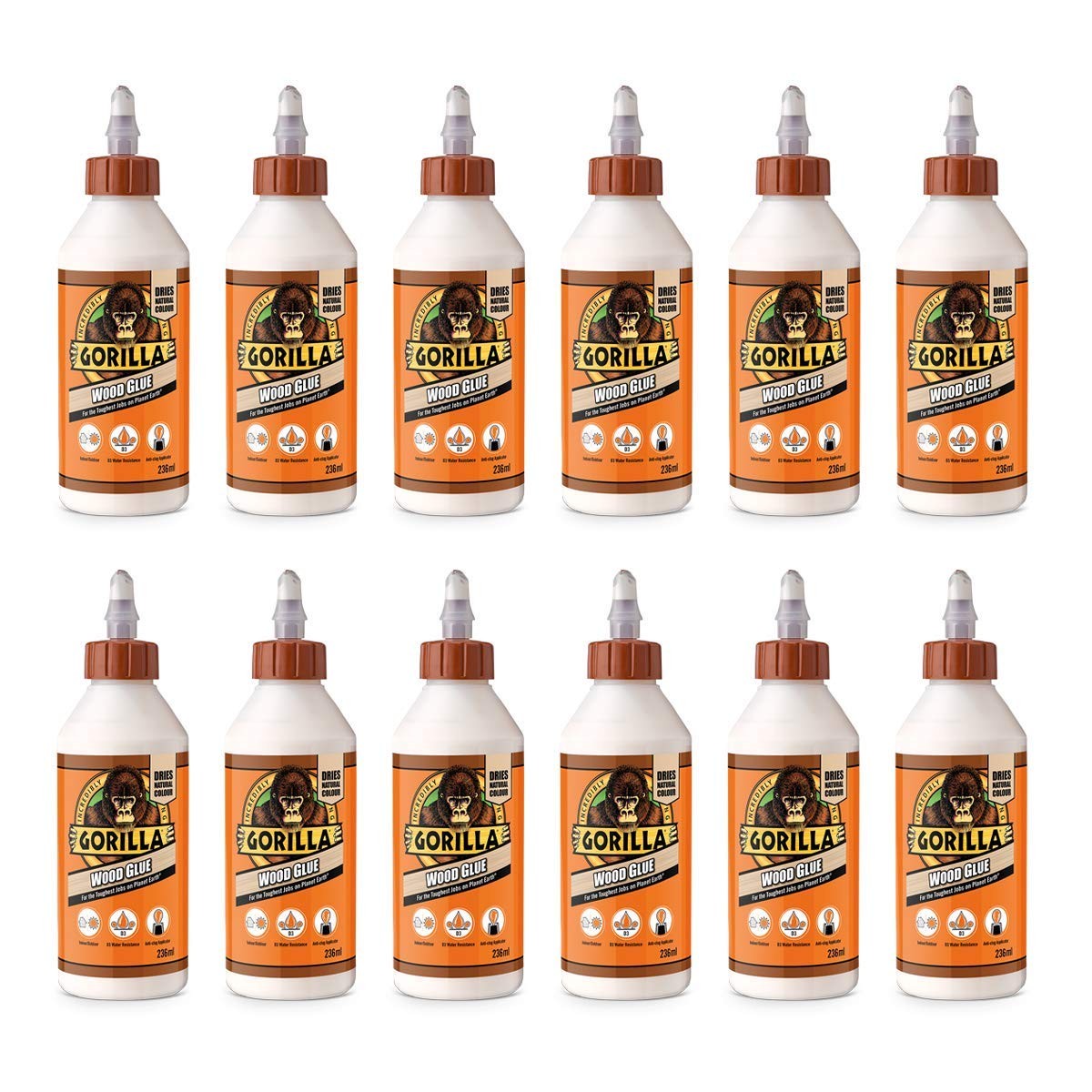 Gorilla Wood Glue 236Ml (Pack Of 12) - Image 2