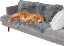 Waterproof Throw Blanket for Dogs  Indoor Cats, Washable - Shaggy Plush Calming