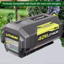 6.0Ah For Ryobi 40V 36V Lithium OP4050 Battery OP40602 OP4060 OP4040 BPL3626