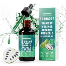 Soursop Liquid Drops 10-in-1 Herbal Supplement,Immune System Wellness Support