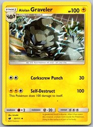 Alolan Graveler 33/111 Crimson Invasion Uncommon