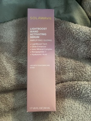 Solawave LightBoost Wand Activating Serum Amplifying Gliding 1.7 fl oz