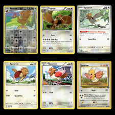 6x Fearow Lot Spearow 112 Sword Shield Battle Styles Pokemon Cards Collection