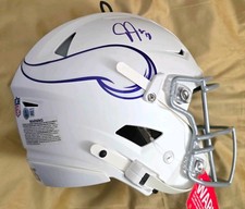 Justin Jefferson Minnesota Vikings Signed SpeedFlex Helmet Beckett COA
