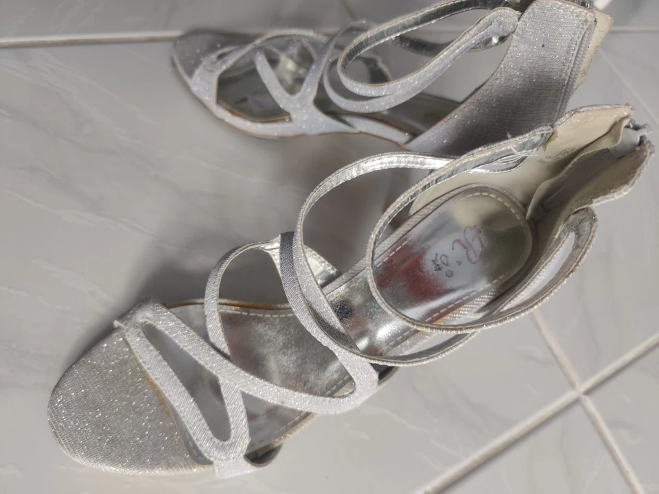 Tanzschuhe Damen Standard Latein Salsa Tanz Schuhe, 38, Absatz 9 cm - Bild 2 von 4