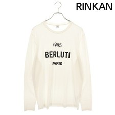 Berluti R19JRL52JAEK Logo Long Sleeve Cut Sew Men's M Used b8f6934030229b3b51754