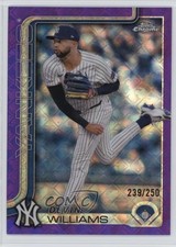 2025 Topps Chrome Logofractor Edition Purple Refractor /250 Devin Williams 1qd8