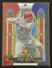 2021 Panini Prizm - Stained Glass SG-1 MIKE TROUT Red/white/blue MINT CONDITION
