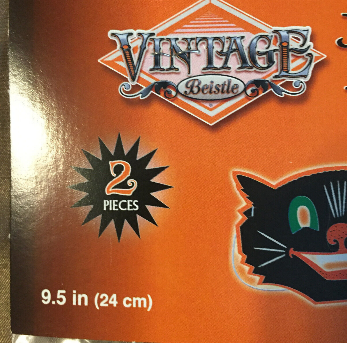 Beistle Vintage Halloween Totenkopf Papierlaternen – 9 Stück, Je 17,8 Cm, Schwarz/orange/weiß