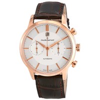 Claude Bernard Classic Chronograph Silver Dial Men's Watch