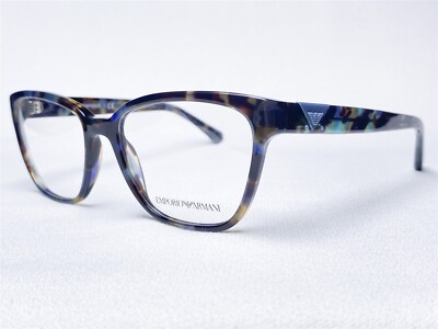Emporio Armani Women\'s Havana and Blue Eyeglasses! s-l400.jpg main image 4