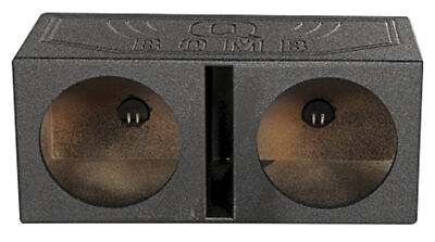 Rockville RQB10V Dual 10'' Vented Subwoofer Sub Box Enclosure /Bed Liner Finished