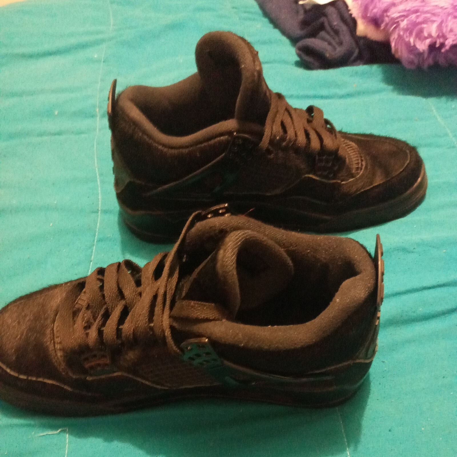 PONY Taglia 7 5 Nike Air Max 95 Premium capelli di cavallo neri con