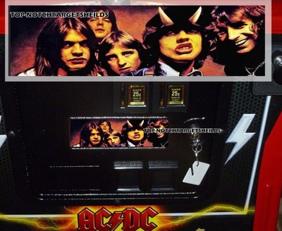 STERN AC/DC PINBALL COIN DOOR DECAL | eBay