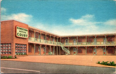 #ad Linen PC Downtown Motor Court 209 S. Meeting St. Statesville North Carolina $6.00