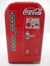 Coca-Cola Vending Machine Tin Bank Red Drink Coca-Cola Coke Retro