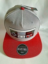 Nintendo NES CONTROLLER SNAPBACK BALLCAP HAT Mario Video Game OSFM Adult/Teen