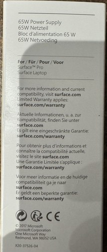 Microsoft Surface 65W Netzteil - Schwarz (Q5N-00002) - Bild 2 von 2