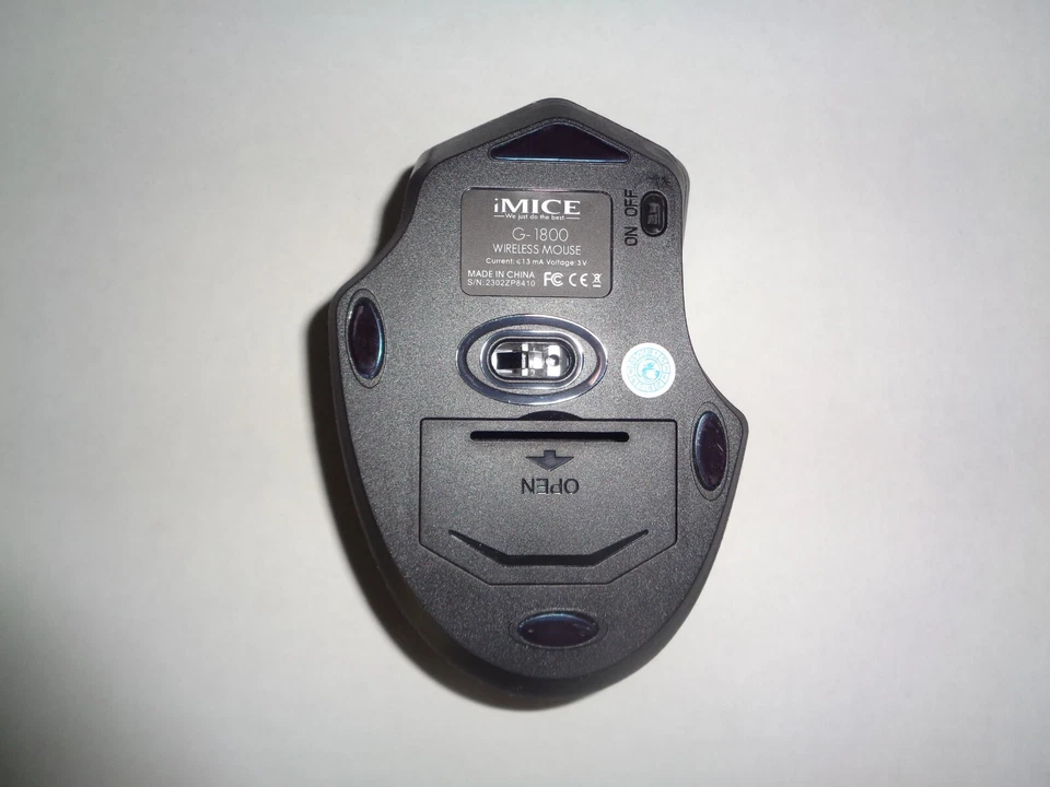 iMice 2.4GHz Wireless Optical Mouse w/Lighted Scroll Wheel and Left, Right Click - Image 3 of 4