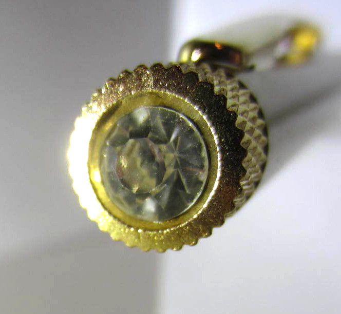 SET OF 3 Terzetti Diamond Top BRASS Metal Ballpoint pens-GIFT POUCH