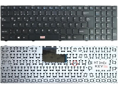 Deutsche - Tastatur Keyboard version 1 kompatibel für Medion Erazer P7651