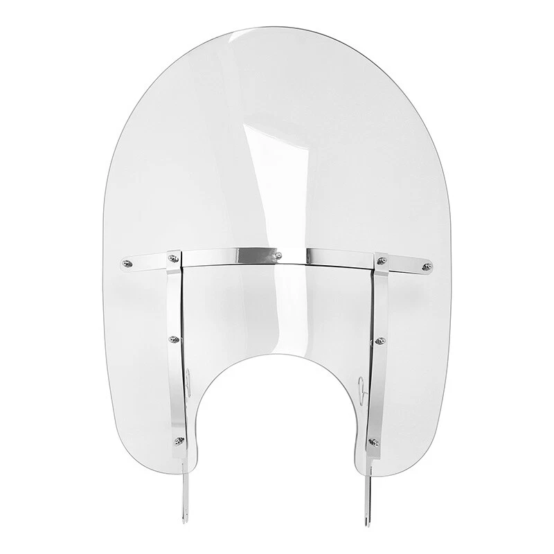 Parabrisas transparente apto para Harley Road King FLHR 1994-2025 negro/cromo Foto 2 de 4