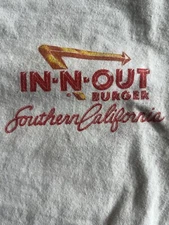 In N Out Burger Southern California Graphic T Shirt Size S