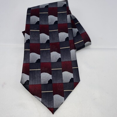 Dancing Bear Grateful Dead 100% Silk Tie Necktie