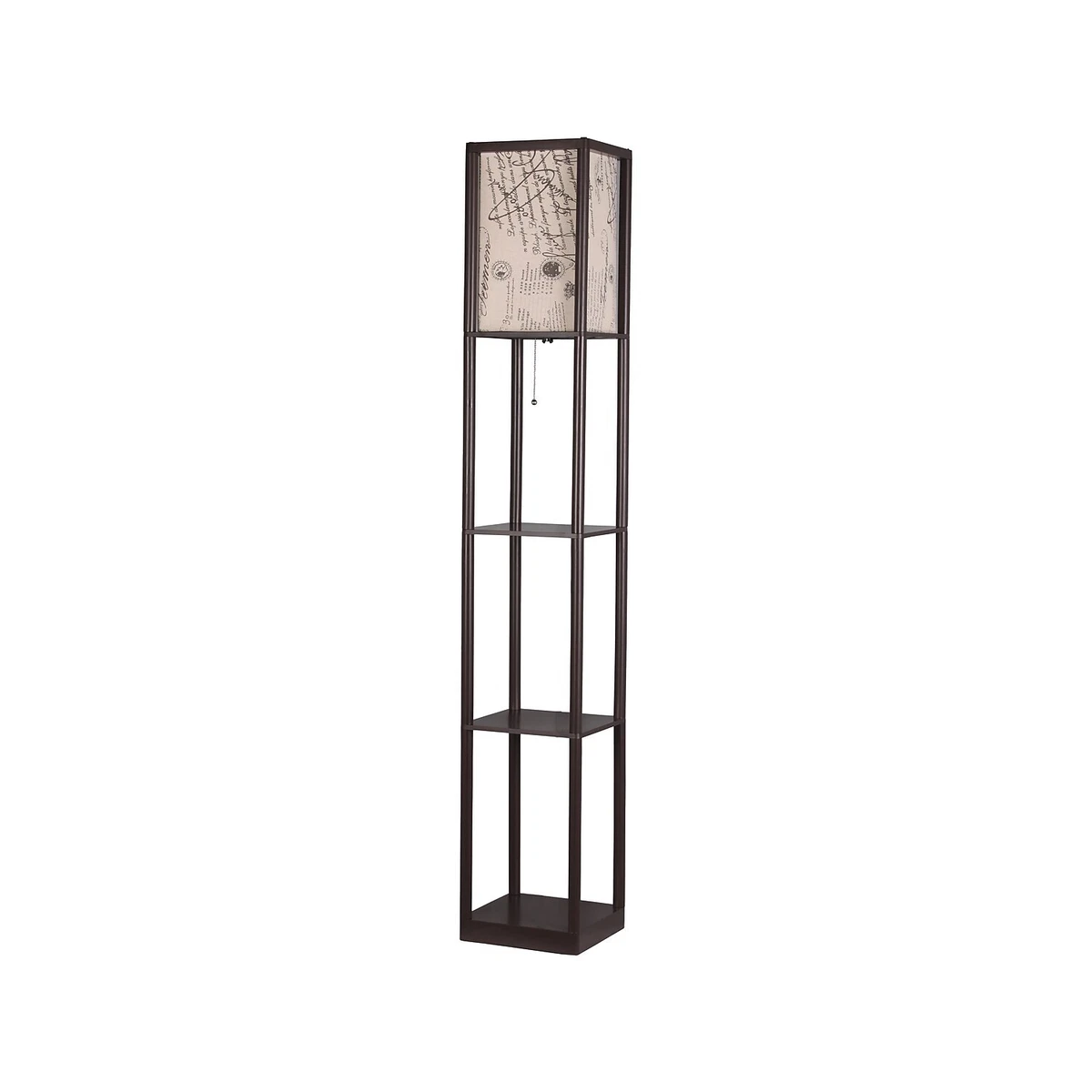 Adesso shelf cheap floor lamp
