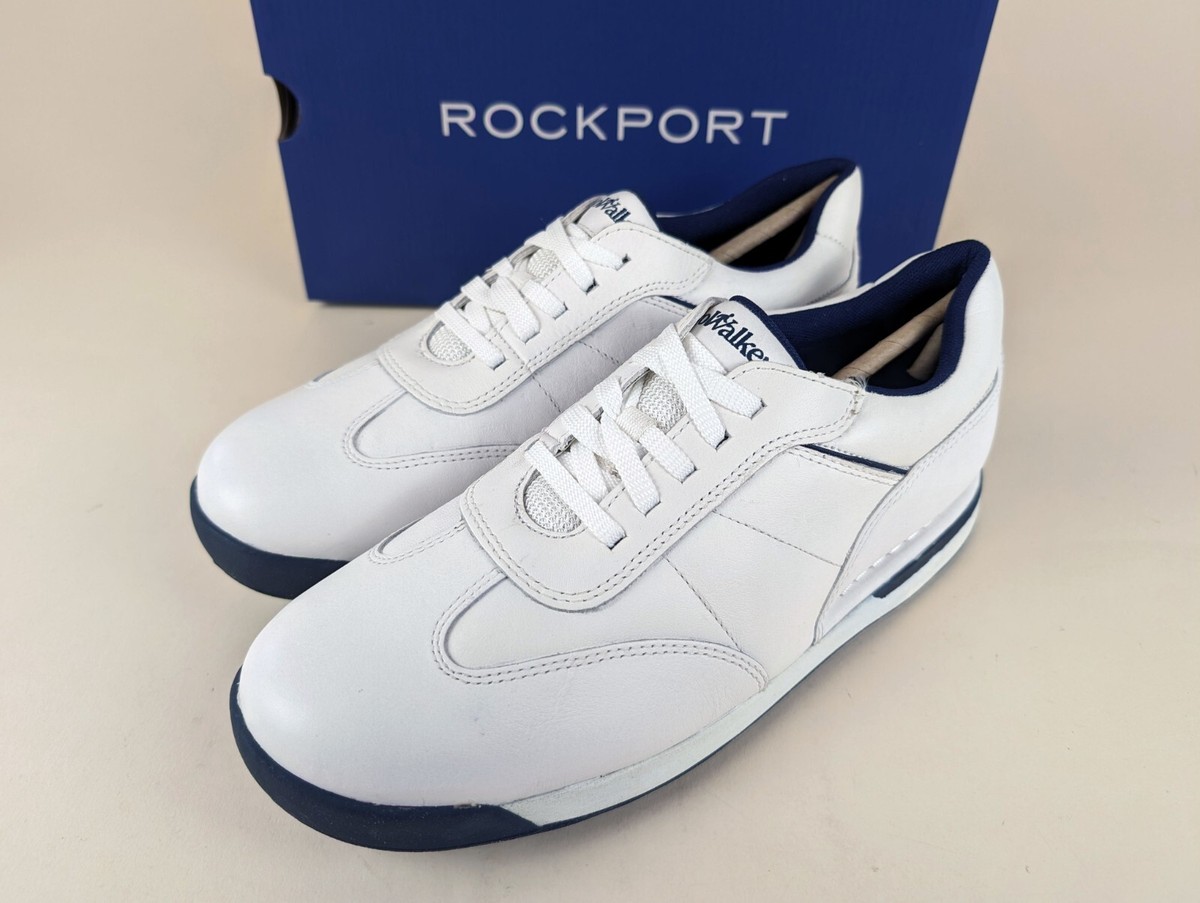 NWT ROCKPORT Mens White 7200 Plus Prowalker Toe Wedge Leather Sneakers 11 M Men main image 3