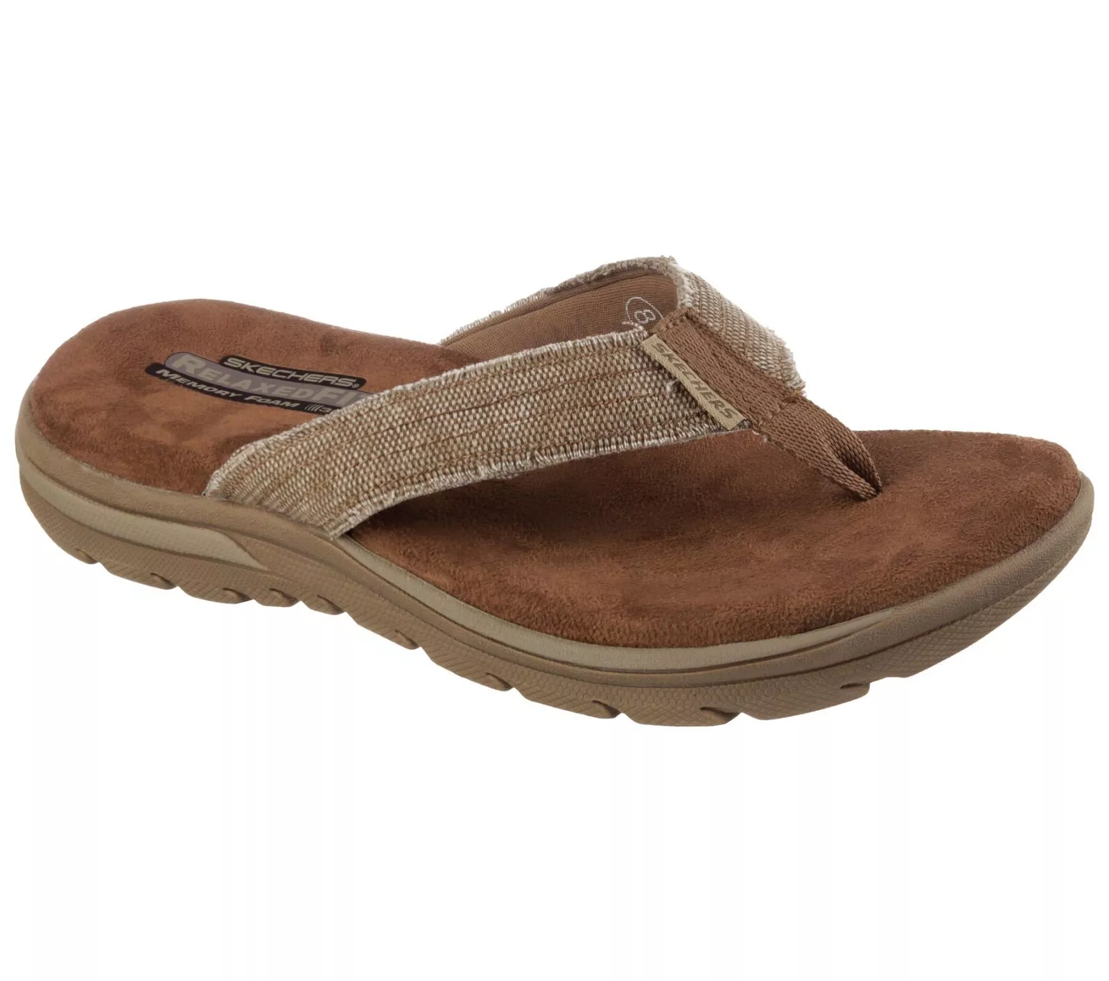Skechers pour hommes coupe détendue : Supreme   Sandales Bosniaques, 64152 / TAN plusieurs tailles