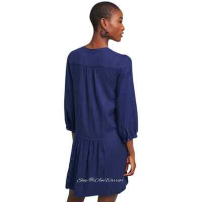 anthropologie blue embroidered dress Navy Embroidered maxi dress MIQILADUNA Homecomg Dress Satin Style_Evening Wear and smocked back panel Size:US 46