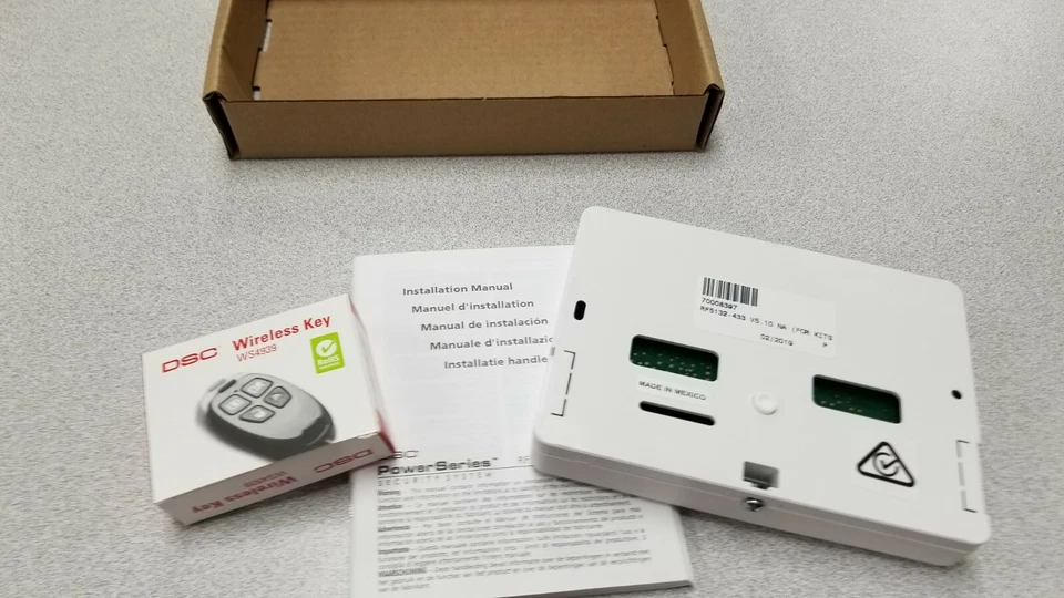 DSC RF5132WKK1-433 Power Series Wireless Receiver kit w/1- WS4939 key fob - Image 4 of 4