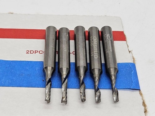 5 Pc - Onsrud Carbide Bits, Number 63-712 -  LOT of 5 Bits, Used Still Sharp