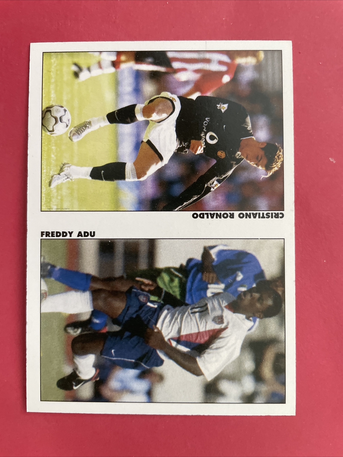 Cristiano Ronaldo AND Freddy Adu 2003 Soccer Pax UK Rookie Man U - NM