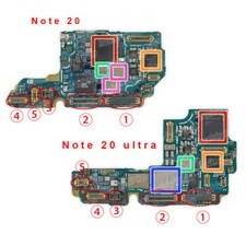 10 X LCD FPC Plug USB board battery plug connector For Samsung Note 20 / Ultra