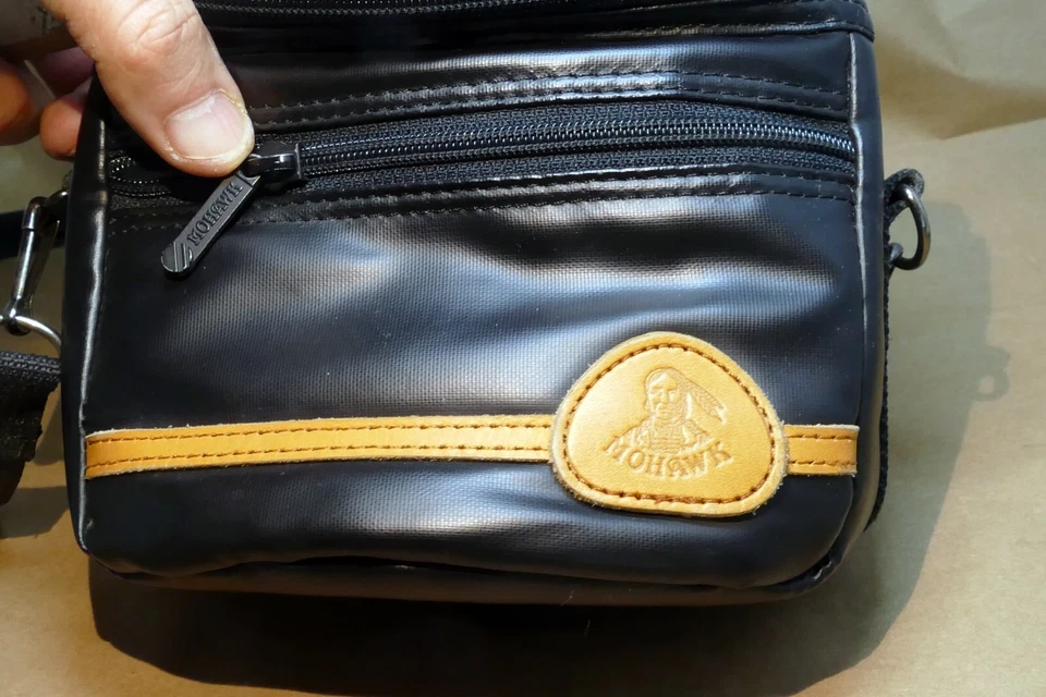 Mohawk digital camera messenger bag case with shoulder strap 6X5X3" native - Image 3 of 4