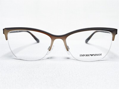 NEW Emporio Armani EA1068 3201 Womens Matte Bronze Eyeglasses Frames 53/16~140
