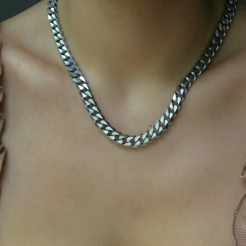 BSL - Marble Chunky Chain Necklace - Picture 3 of 5