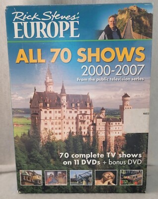 Rick Steve's Europe 2000-2007: All 70 Shows (DVD, 2007, 12-Disc