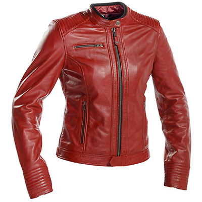 Richa Scarlett Damen Leder Motorradjacke - Rot