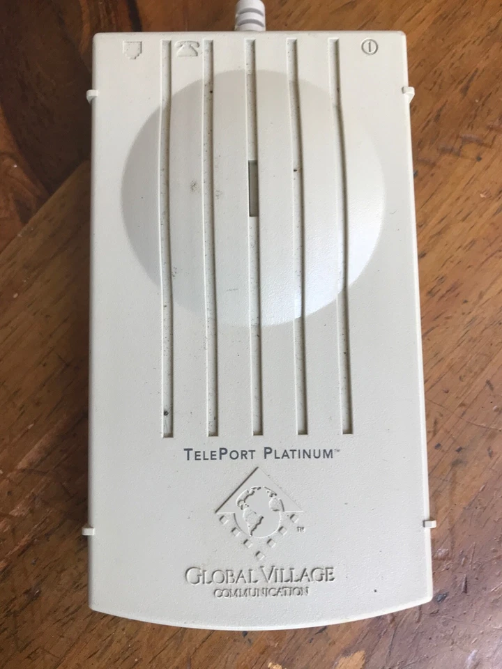 Global Village Teleport Platinum Fax/Modem A812 with Power Adapter - Image 2 of 4
