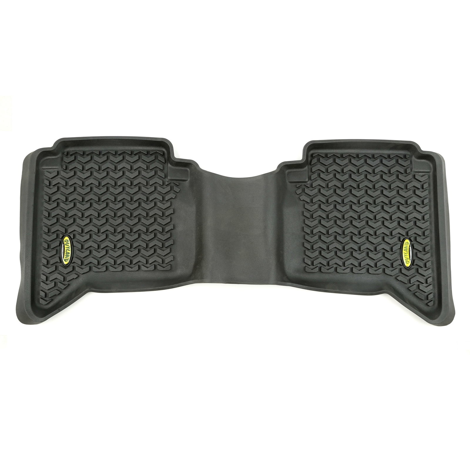 Tapis de sol arriere caoutchouc noir bac protection 3D Toyota Hilux 12-18
